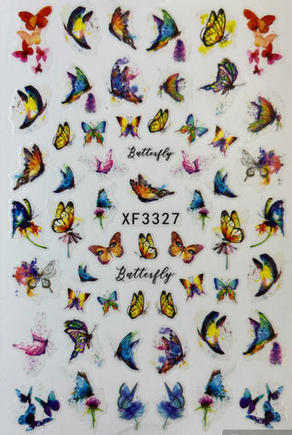 3D Butterfly Stickers