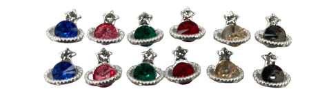 Multi-Color Planet Charms