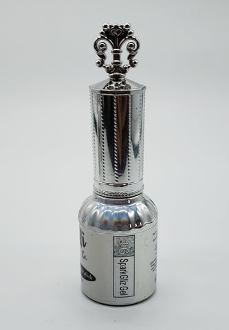 SPARK GLIZ GEL #16 Sparkling Silver Gel Glitter Color 0.5oz