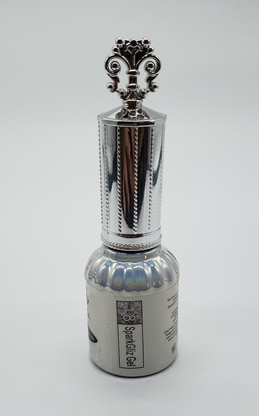 SPARK GLIZ GEL #18,Platinum Holographic  Gel glitter 0.5oz